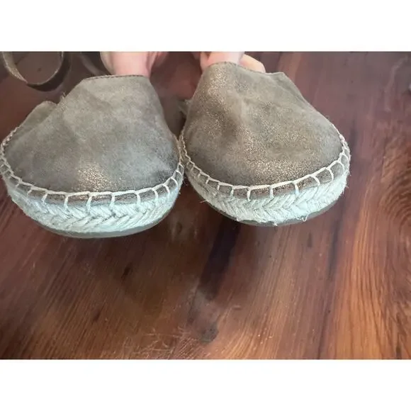 Eileen Fisher Woman's Lala Brown Metallic Espadrille Flat Sandals Sz 7 NEW - Picture 8 of 16